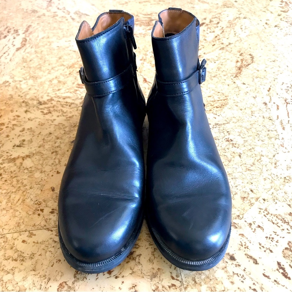 Sebago Two-Tone Ankle Boots in black/navy